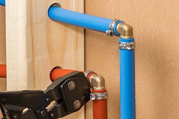 RJ Plumbing repiping project during bathroom remodel in clark county WA September 2021